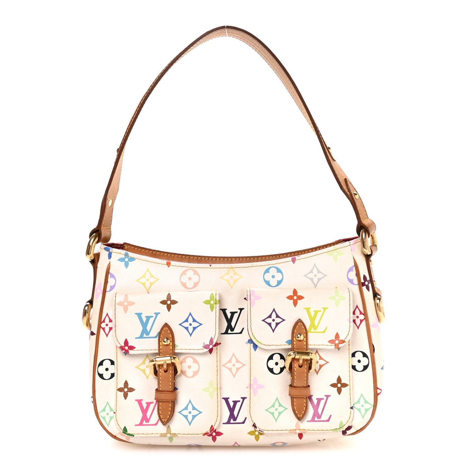 Louis Vuitton Monogram Multicolor Lodge PM White