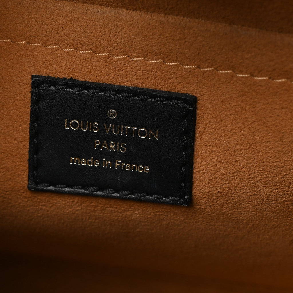 Louis Vuitton Calfskin Monogram On My Side Black
