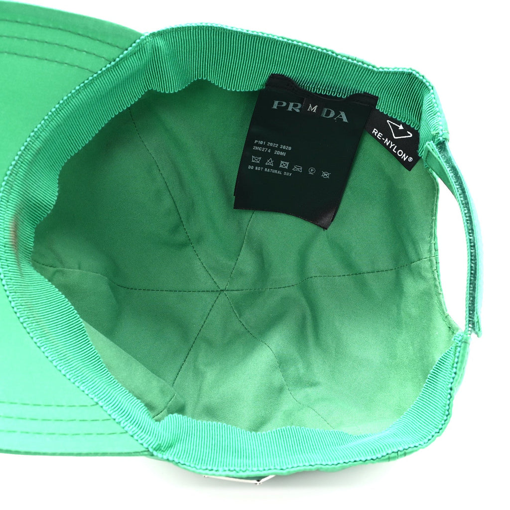 Prada Re-Nylon Womens Baseball Cap M Menta