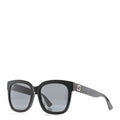 Gucci Acetate Square Frame Sunglasses GG0034SAN Black