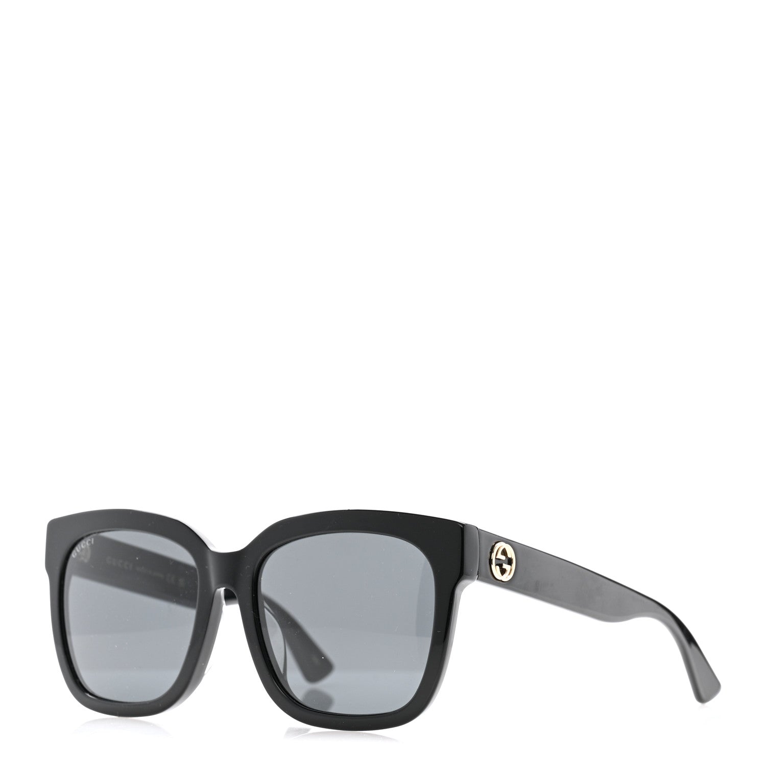 Gucci Acetate Square Frame Sunglasses GG0034SAN Black
