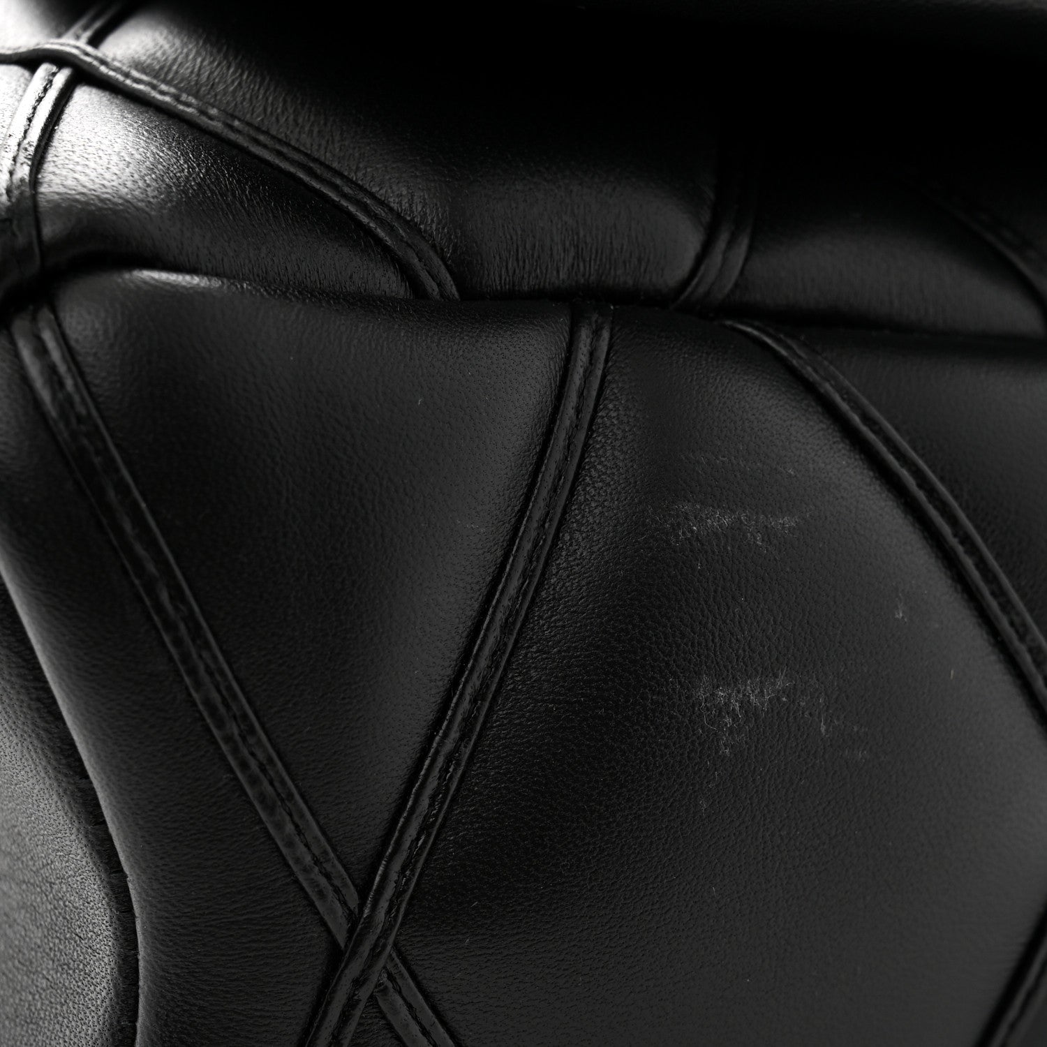 Louis Vuitton Lambskin Malletage Top Handle GO-14 GM Black