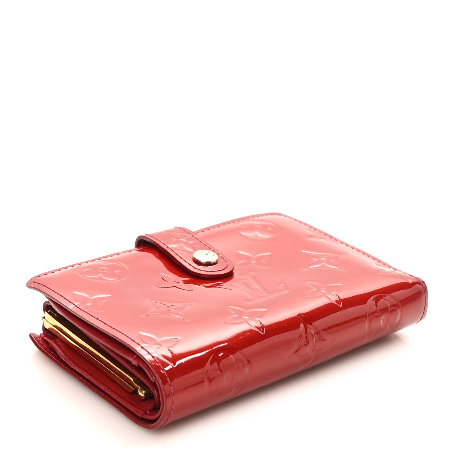 Louis Vuitton Vernis French Purse Wallet Pomme D'Amour