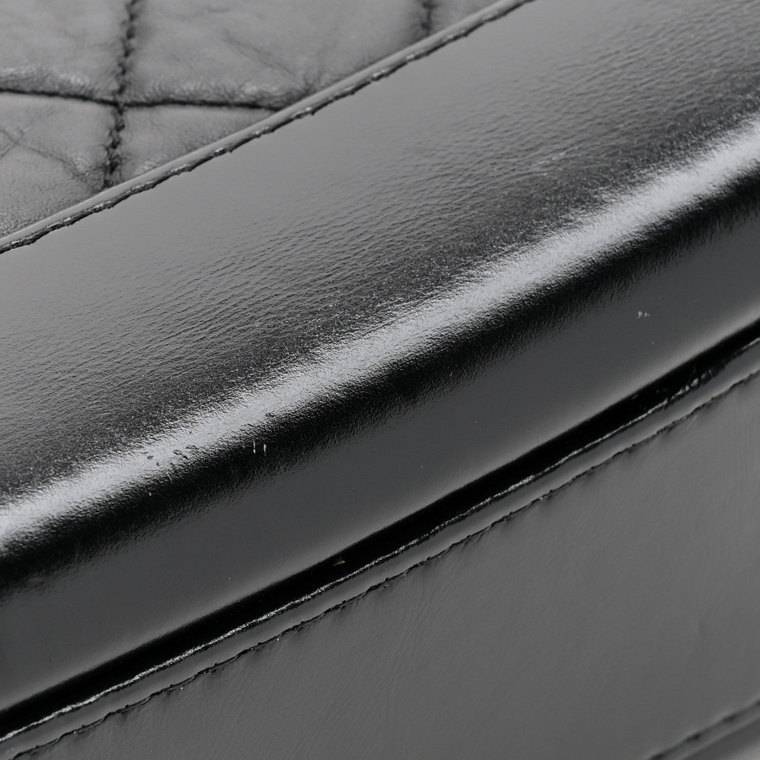 Chanel Aged Calfskin Quilted Small Gabrielle Hobo Black