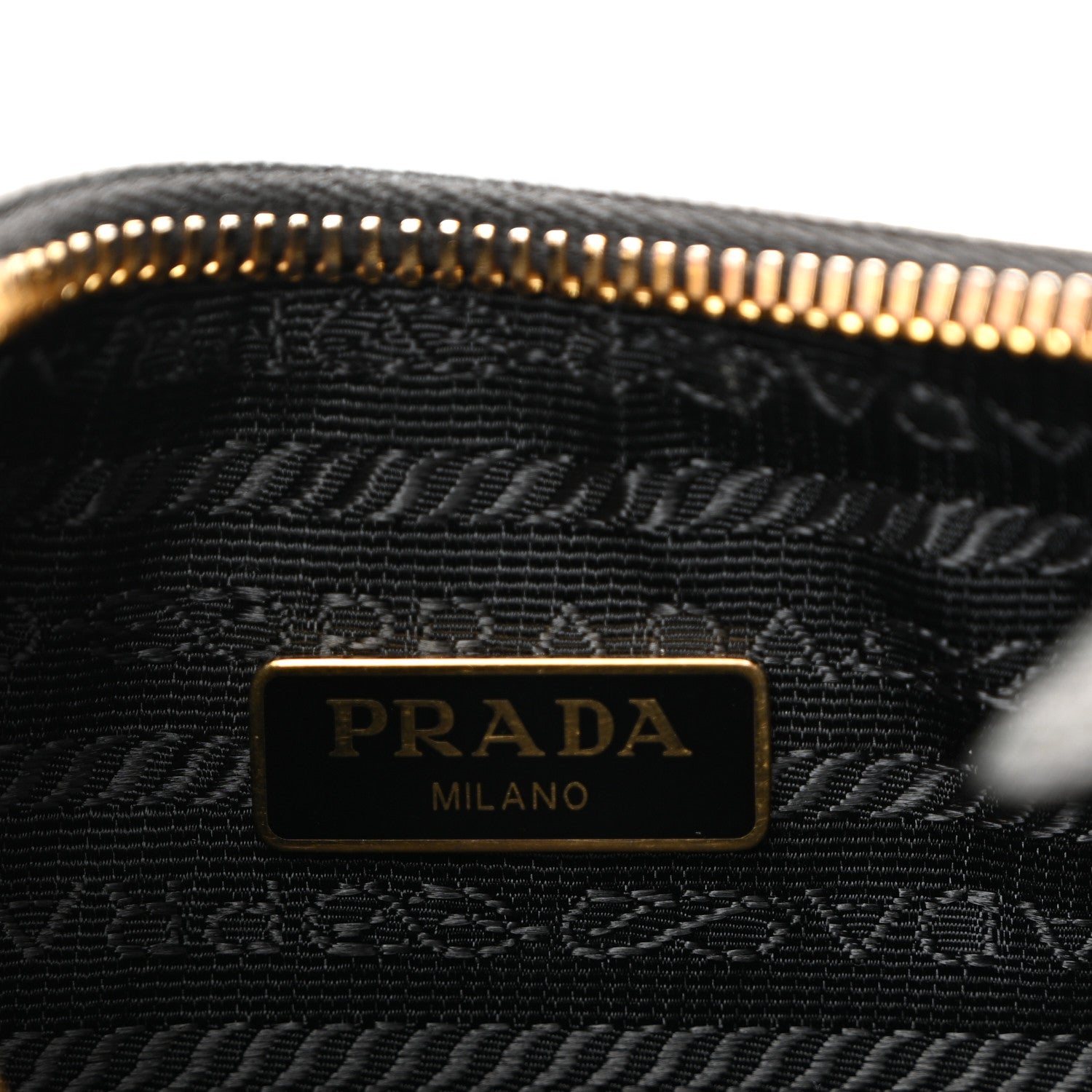 Prada Saffiano Lux Re-Edition 2005 Shoulder Bag Black