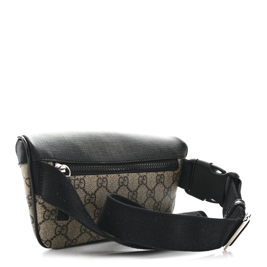 Gucci GG Supreme Monogram Belt Bag Black