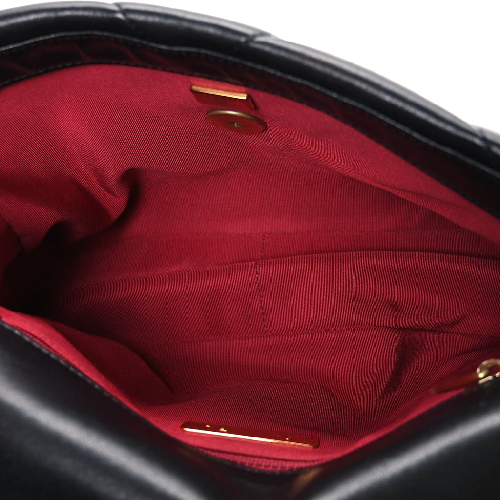 Chanel Lambskin Quilted Medium Chanel 19 Flap Black