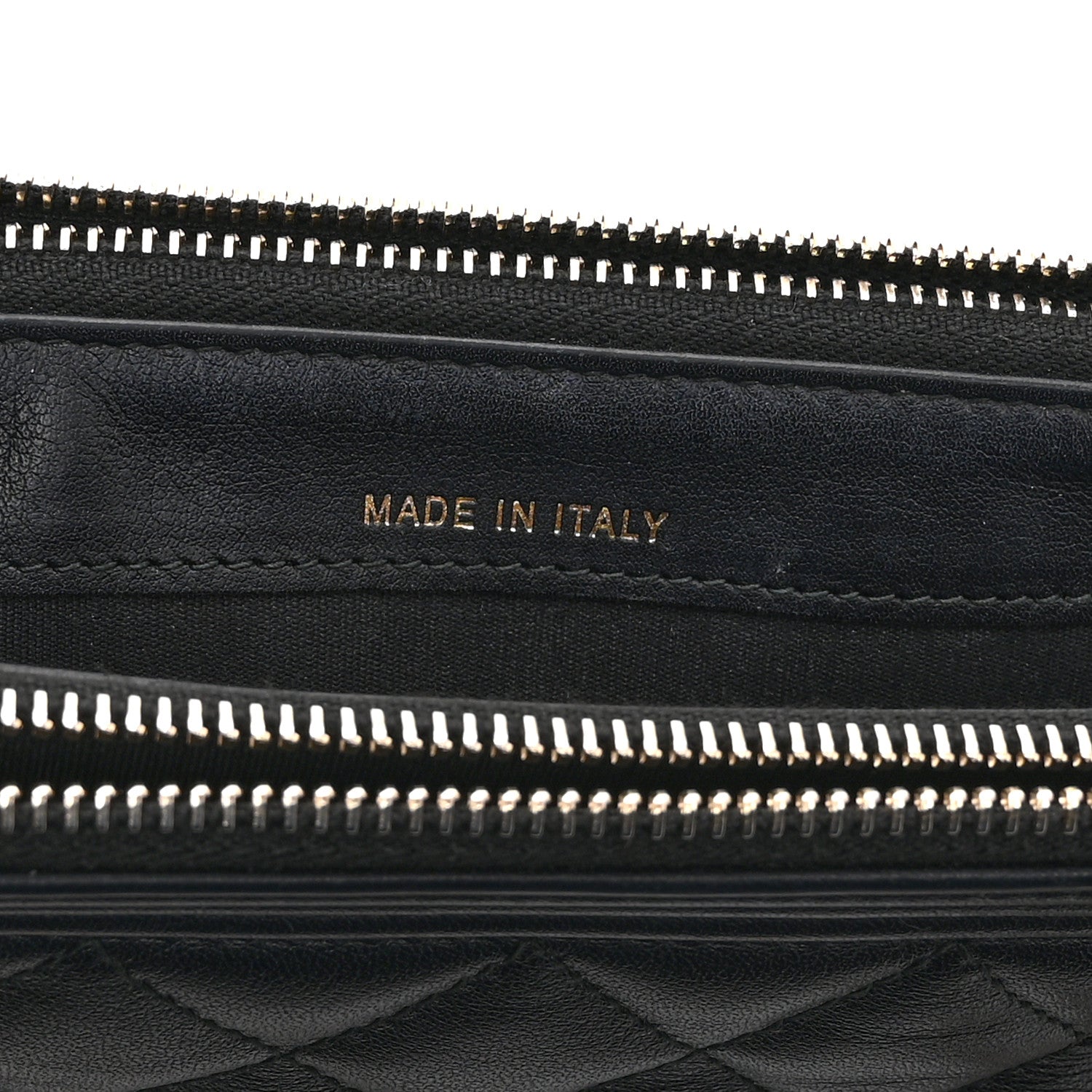 Chanel Calfskin Quilted Small Boy Clutch With Chain Black