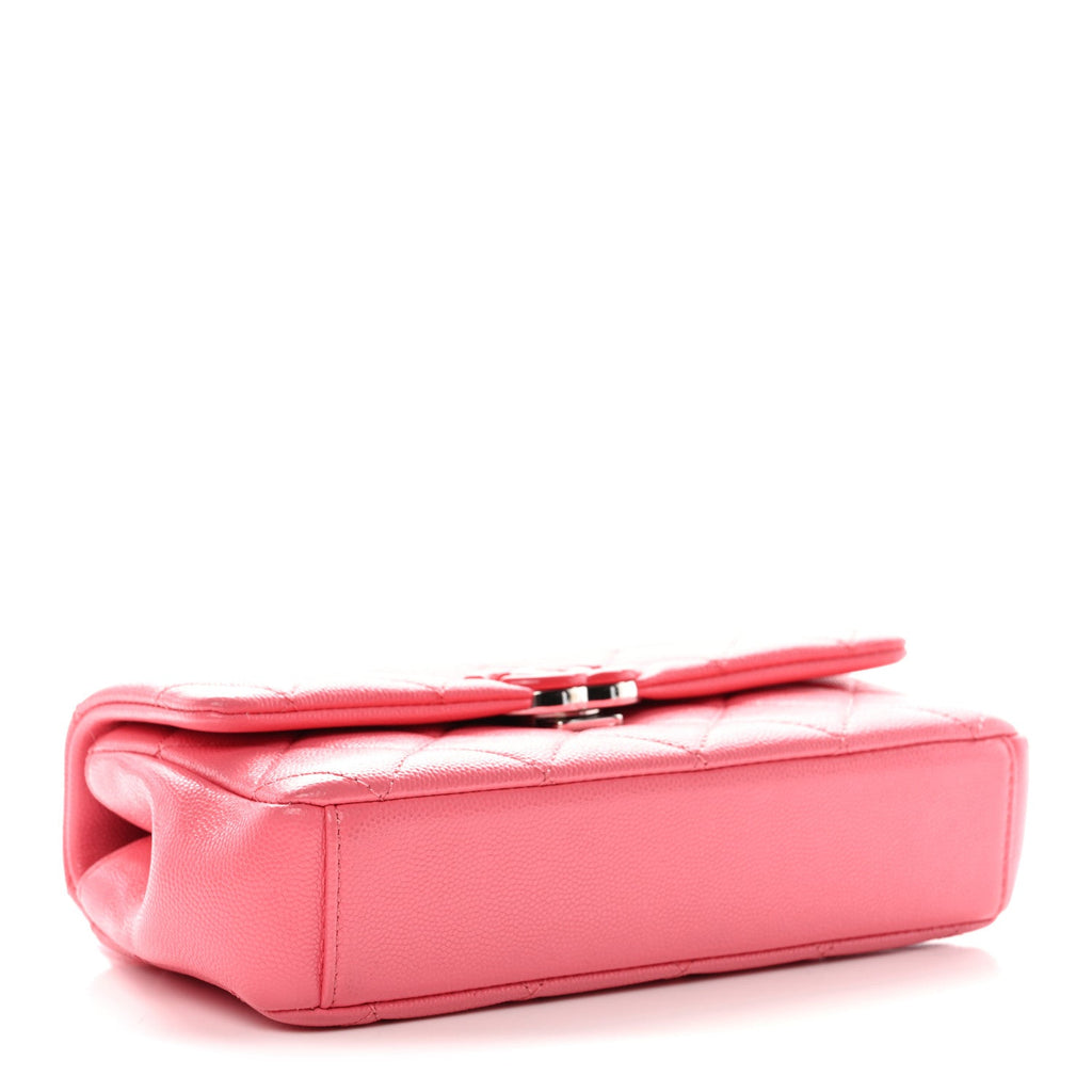 Chanel Caviar Quilted My Everything Small Flap Pink
