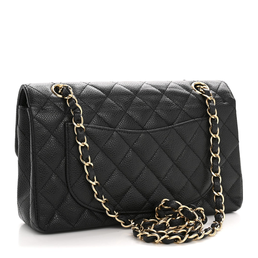 Chanel Caviar Quilted Small Double Flap Black