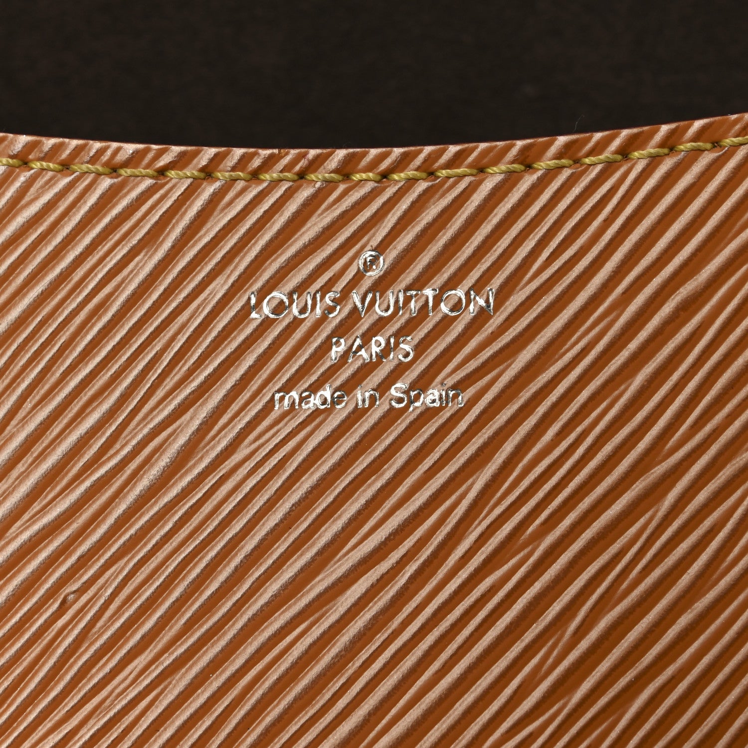 Louis Vuitton Epi Buci Crossbody Gold Honey