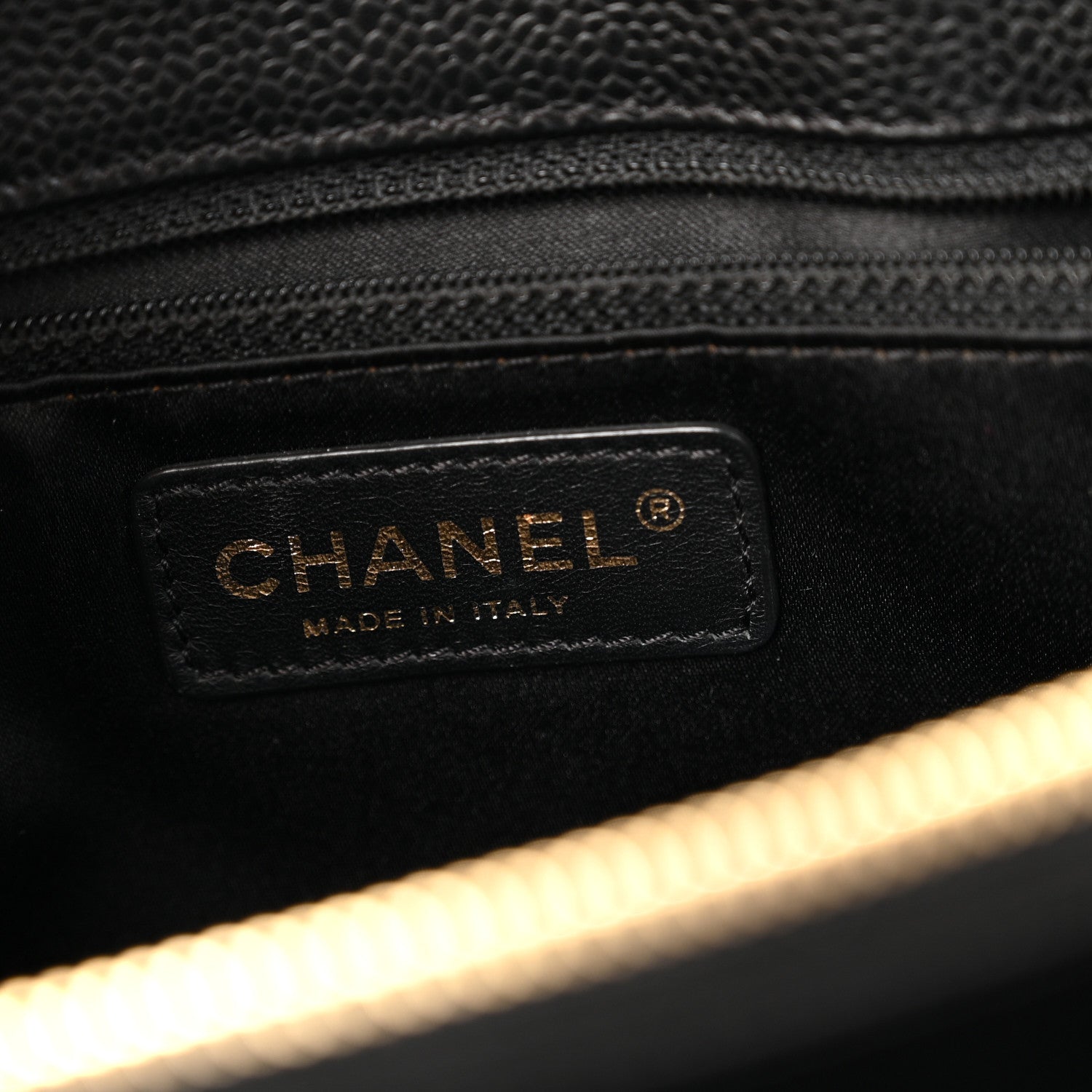 Chanel Caviar Quilted Grand Shopping Tote GST Black