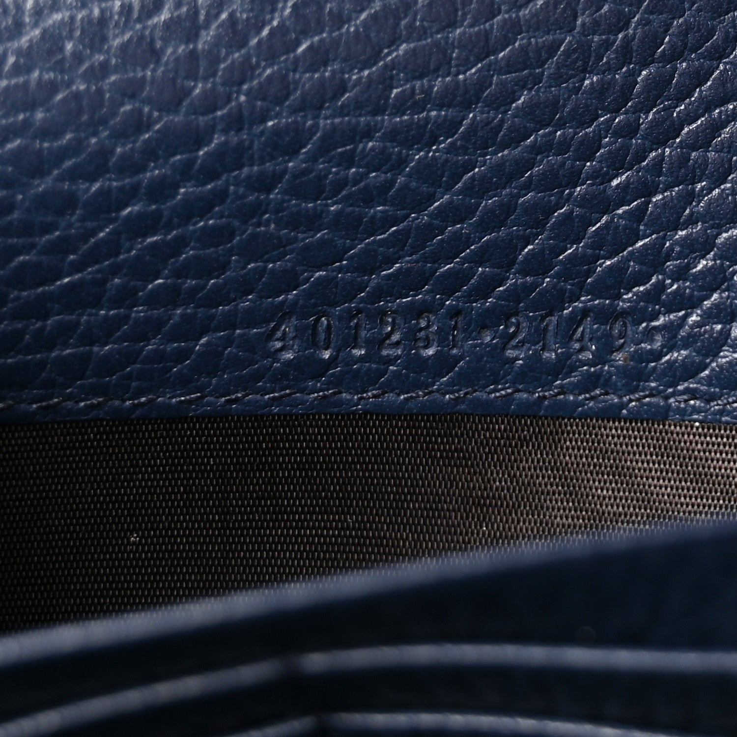 Gucci Dollar Calfskin Crystal Mini Dionysus Chain Wallet Blue Agata Black Diamond