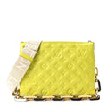 Louis Vuitton Embossed Monogram Coussin PM Vert Acide