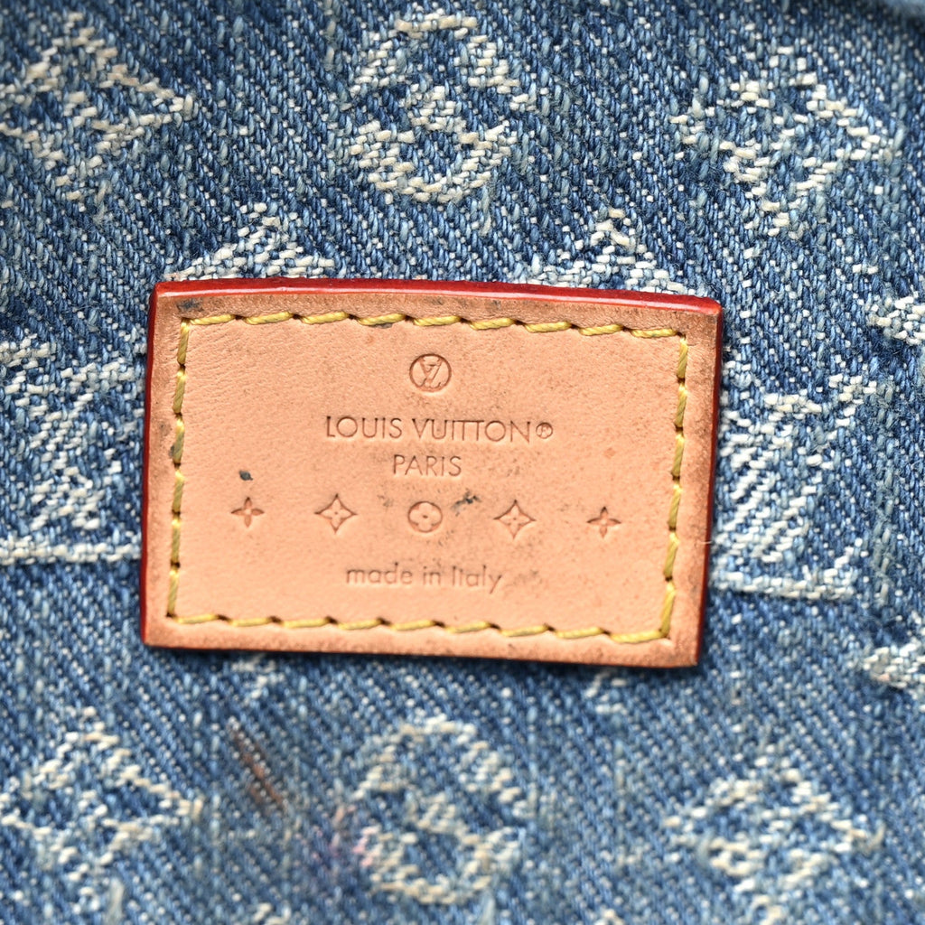 Louis Vuitton Monogram Denim High Rise Bumbag Blue