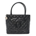 Chanel Caviar Quilted Medallion Tote Black
