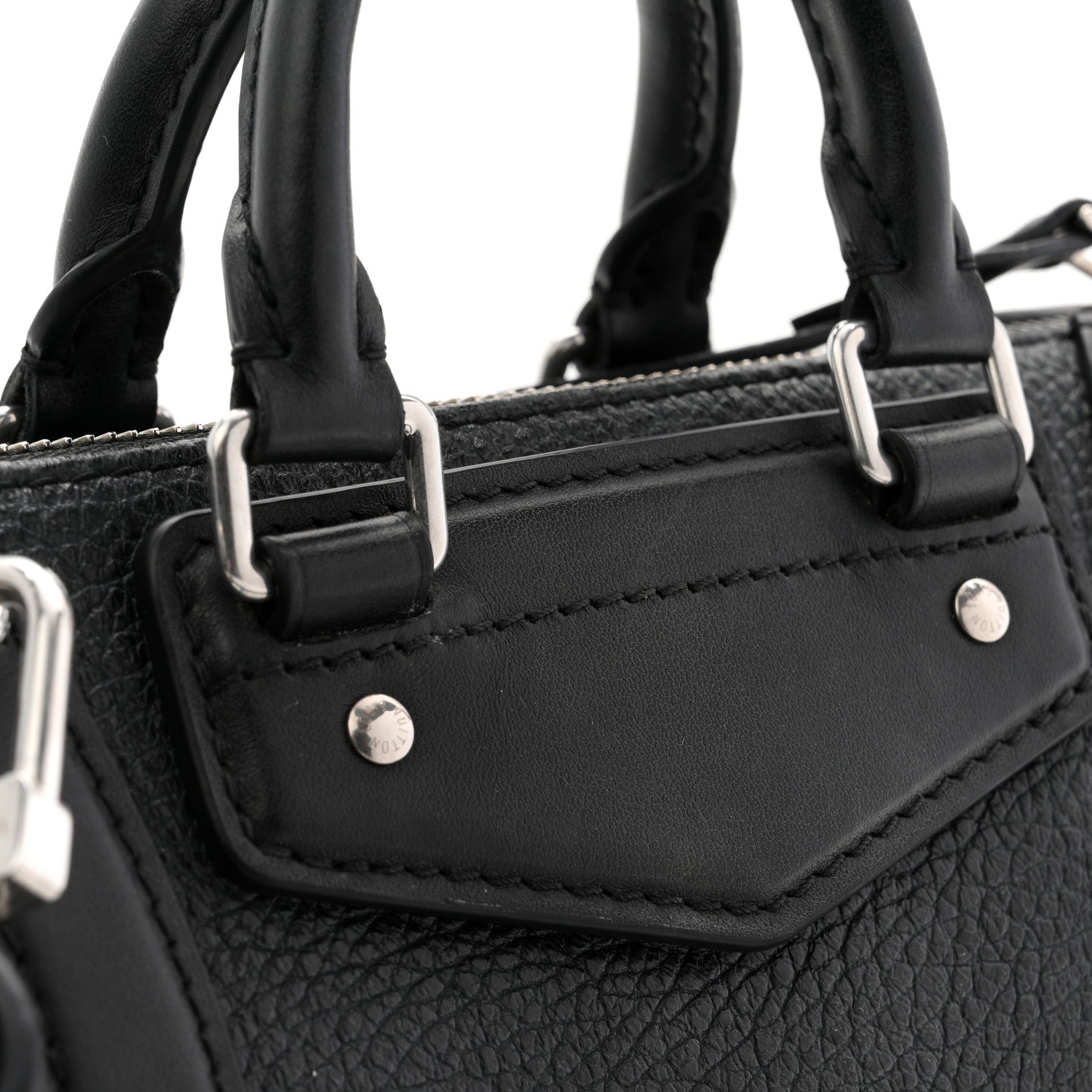 Louis Vuitton Calfskin Nano Biker Black
