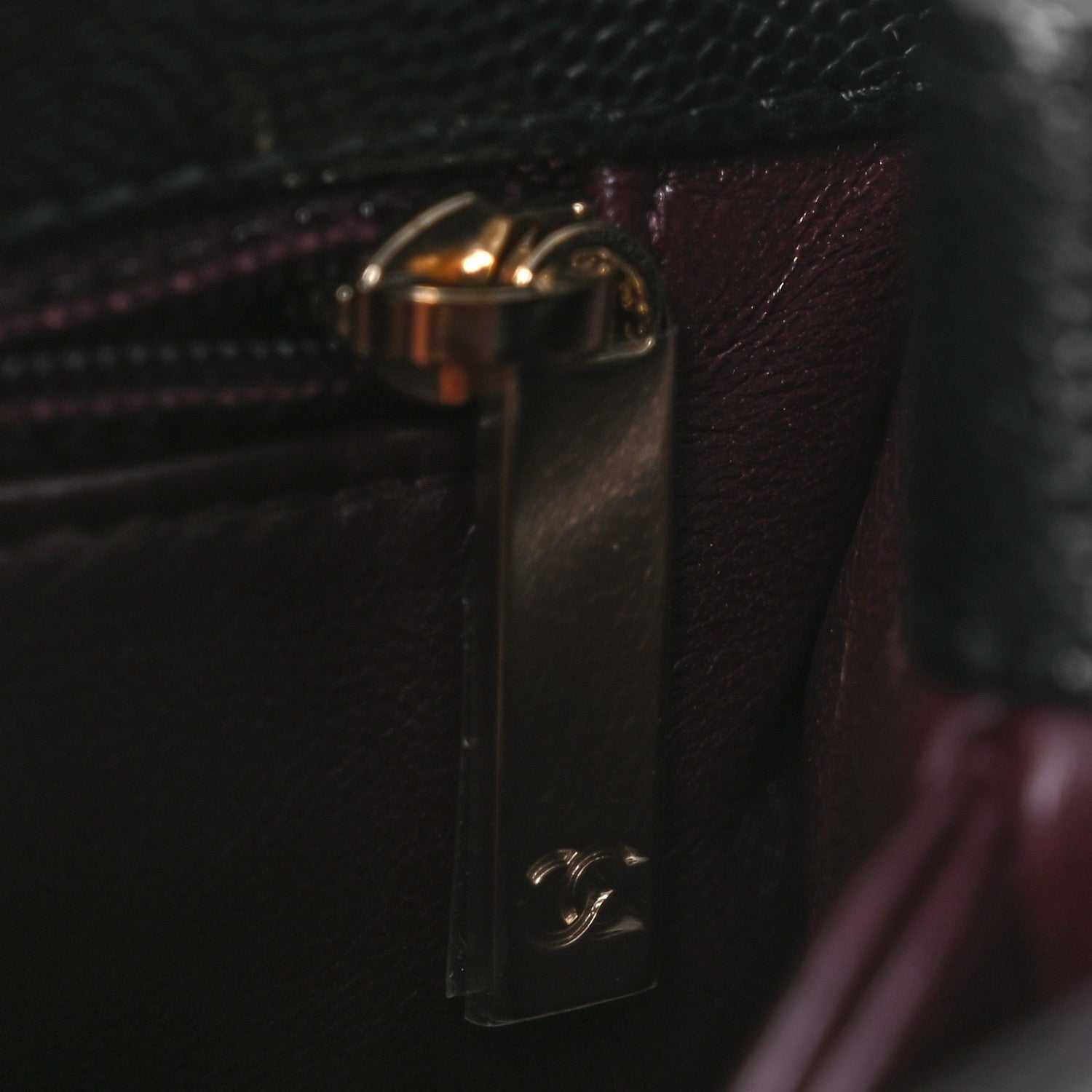 Chanel Caviar Quilted Mini Coco Handle Flap Black
