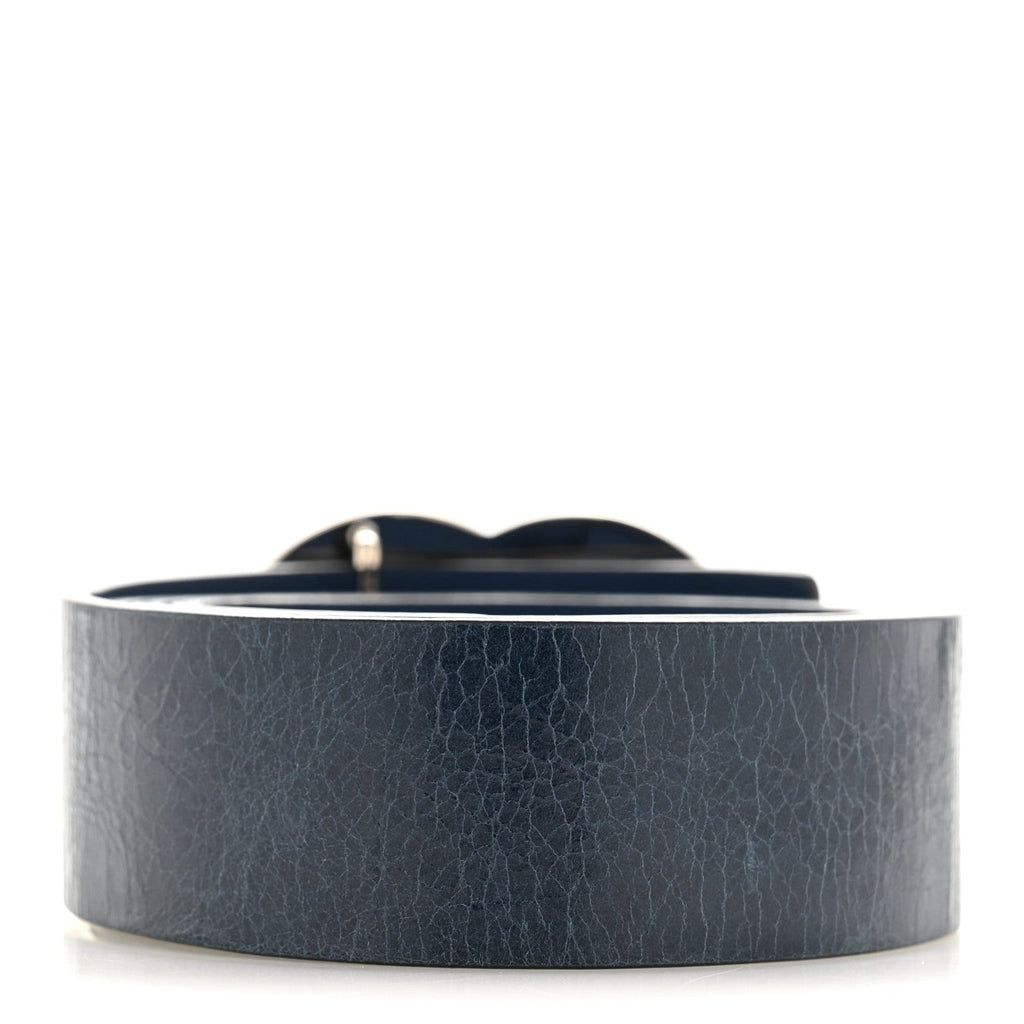 Calfskin CC Reversible Belt 85 34 Navy