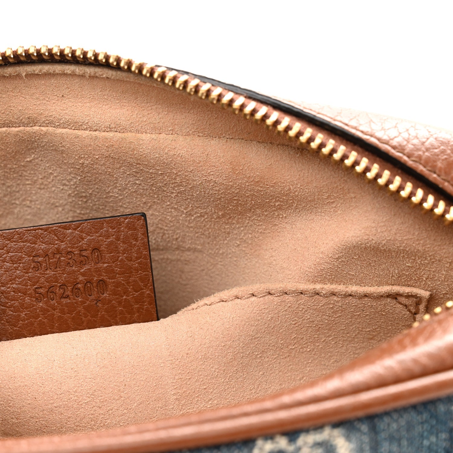 Gucci New Denim GG Monogram Dollar Calfskin Mini Ophidia Shoulder Bag Blue Tea Cuir Epilog