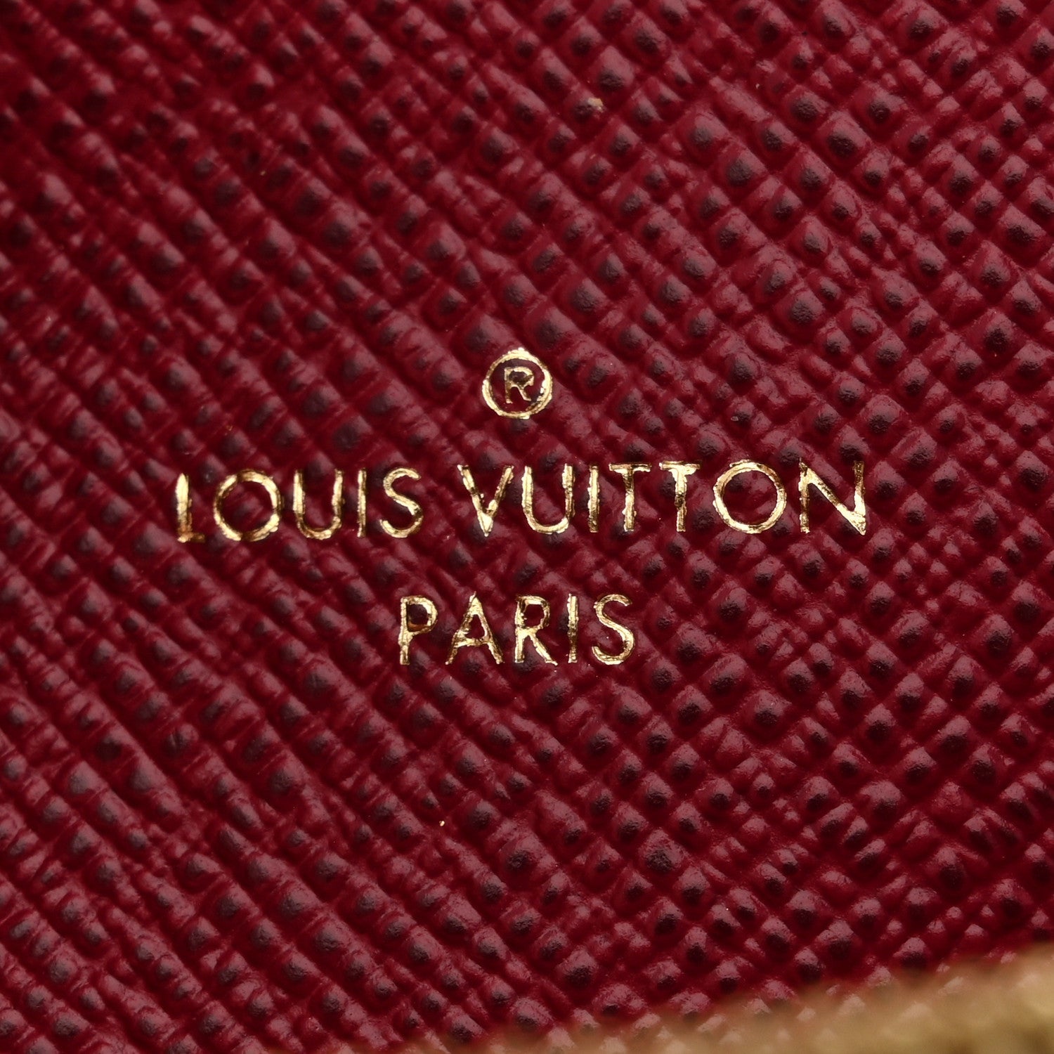 Louis Vuitton Monogram Felicie Chain Wallet Zippered Insert Fuchsia