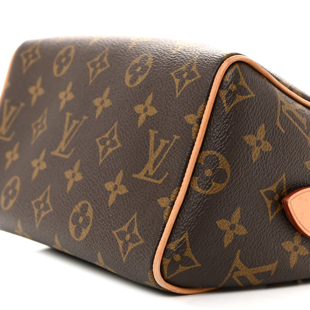 Louis Vuitton Monogram Speedy Bandouliere 20 Black