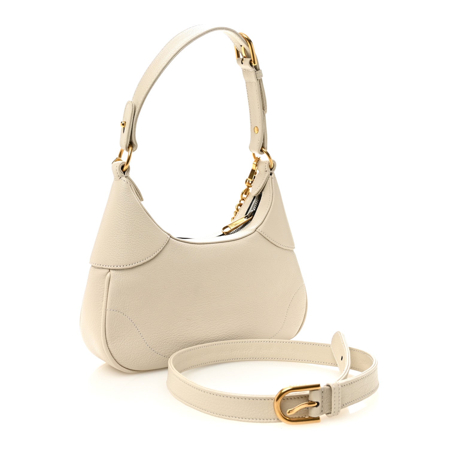 Gucci Goatskin Small Aphrodite Shoulder Bag Mystic White