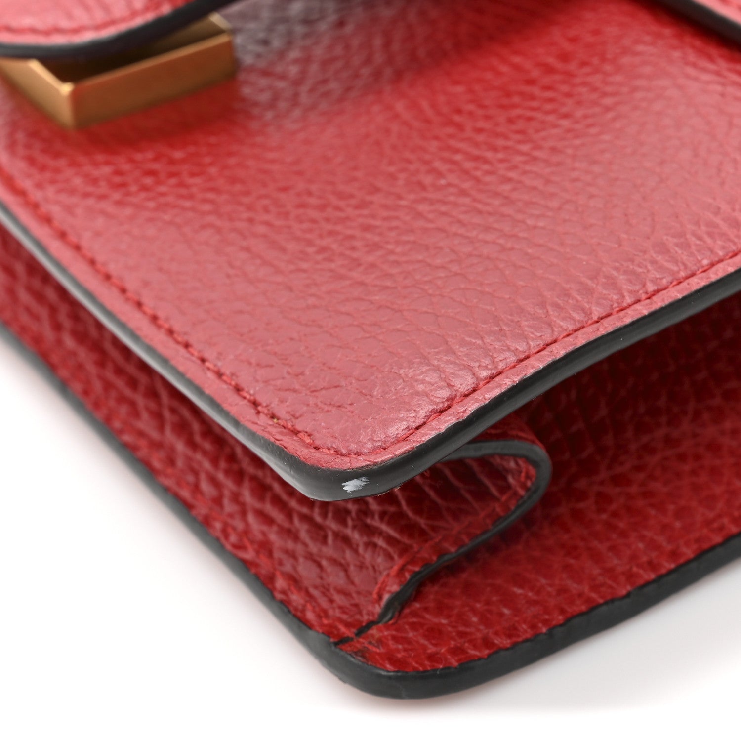 Gucci Calfskin Mini Dionysus Shoulder Bag Hibiscus Red