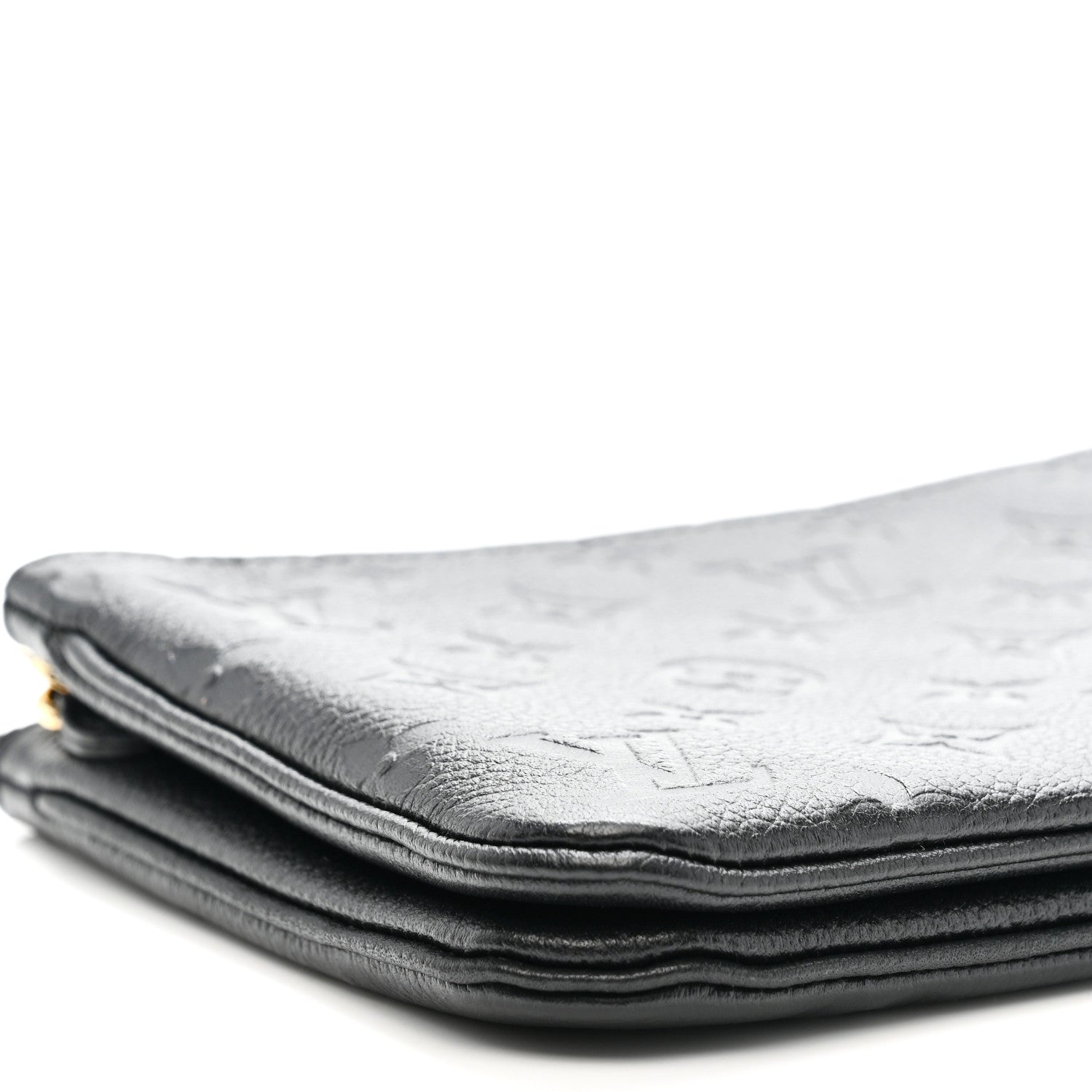 Louis Vuitton Empreinte Double Zip Pochette Black