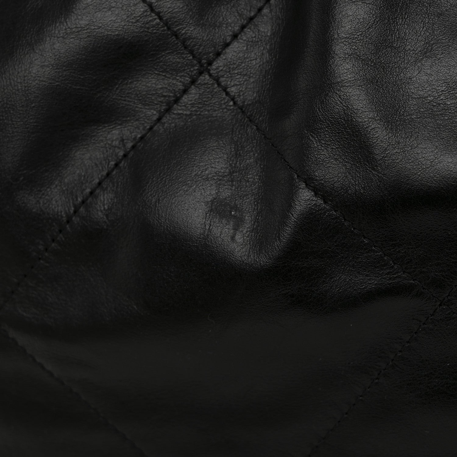 Chanel Shiny Calfskin Quilted Small Chanel 22 Black