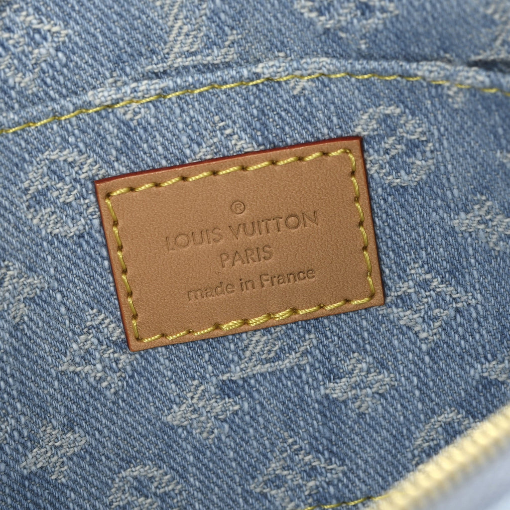 Louis Vuitton Denim Monogram Pochette Cosmetique PM Sky Blue