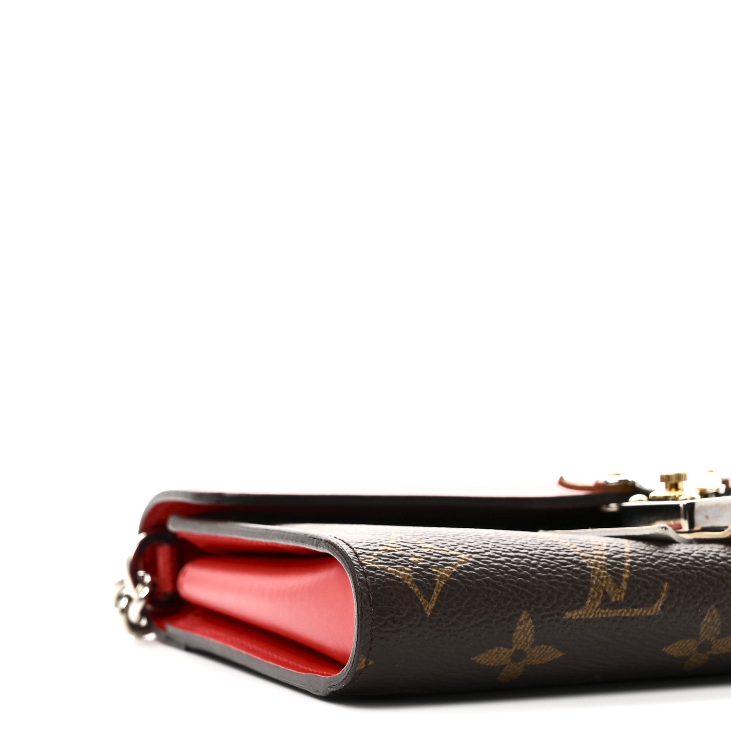 Louis Vuitton Monogram Tribal Mask Chain Wallet Rouge