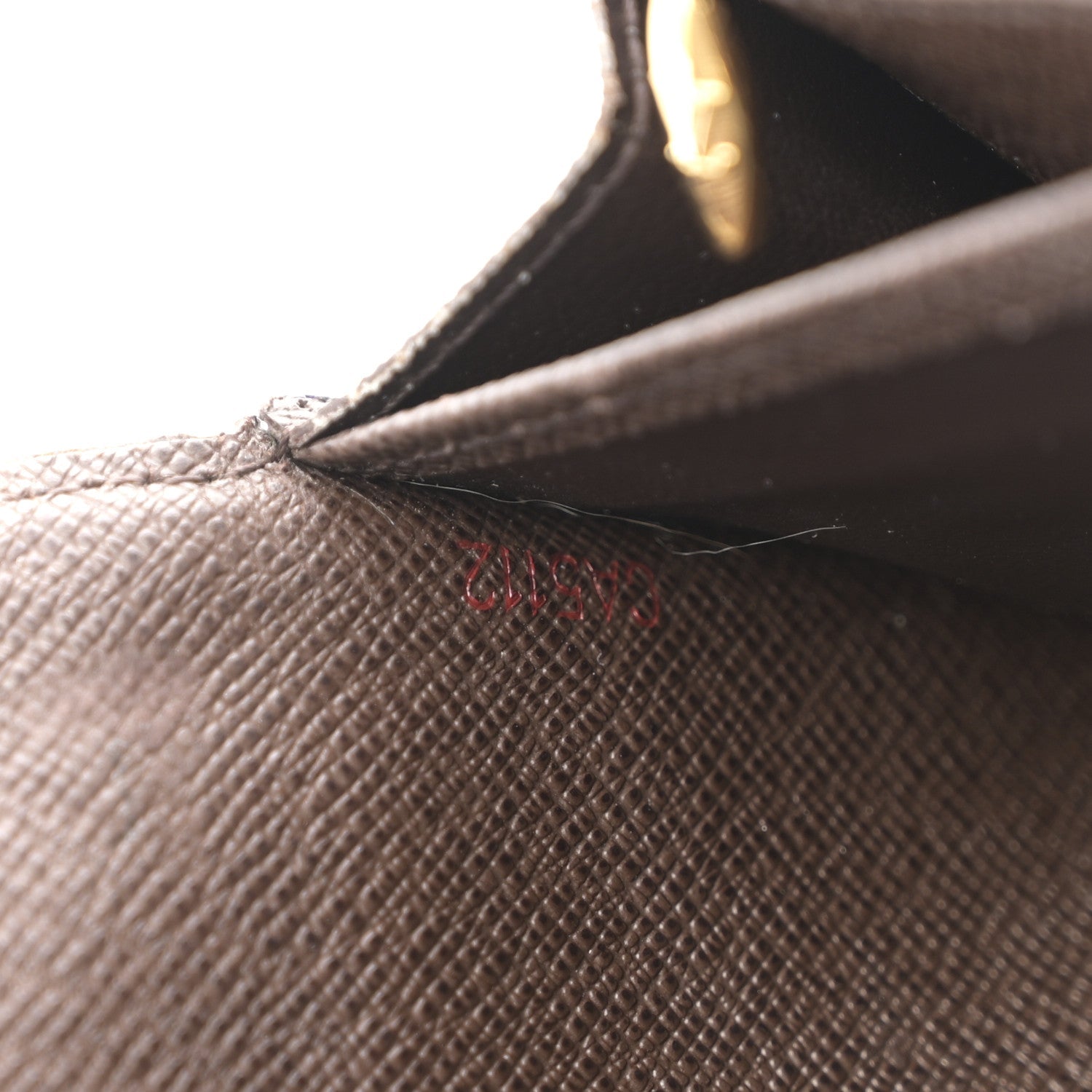 Louis Vuitton Damier Ebene Sistina Wallet