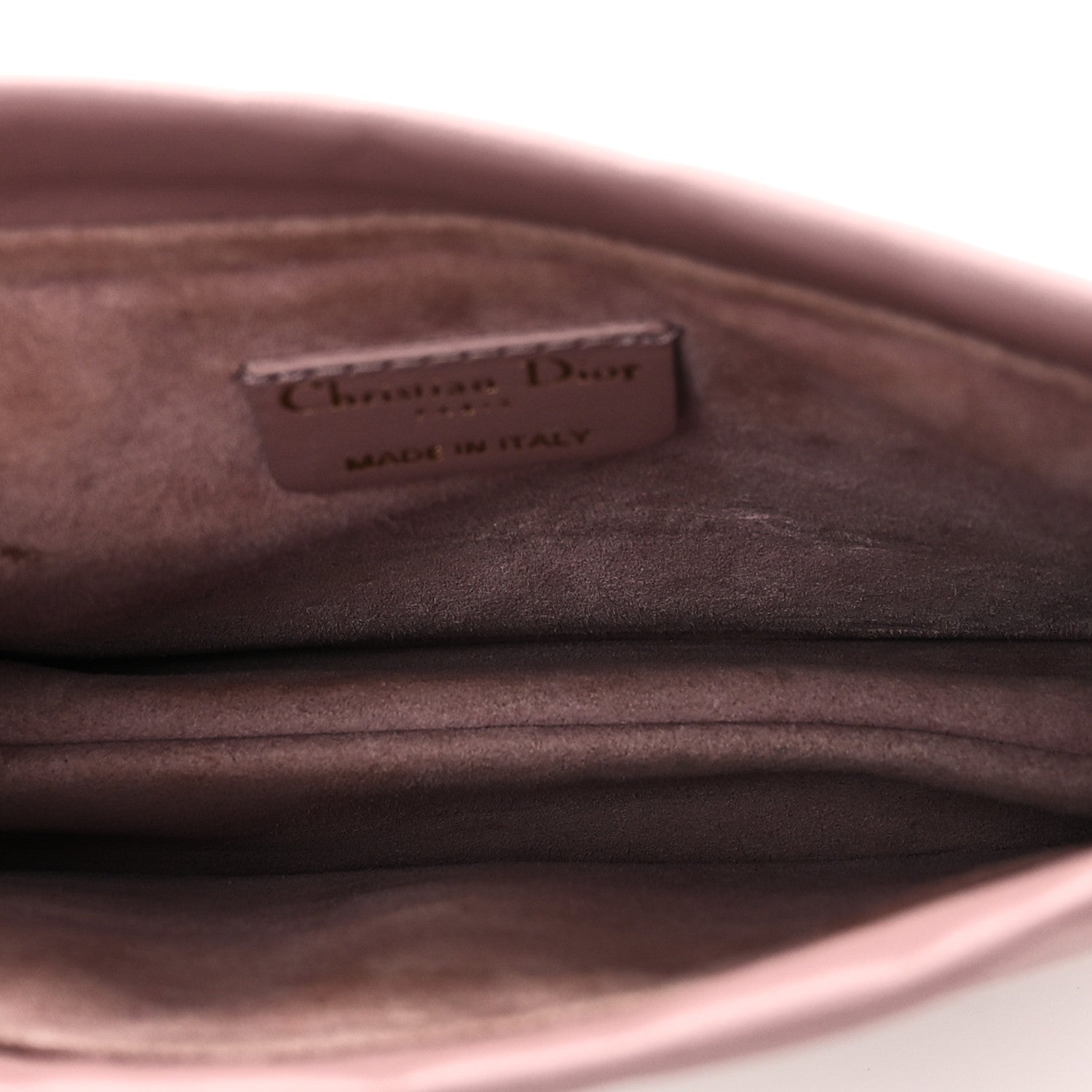 Christian Dior Lambskin Cannage Milly Mini Drawstring Bag Pink Peony