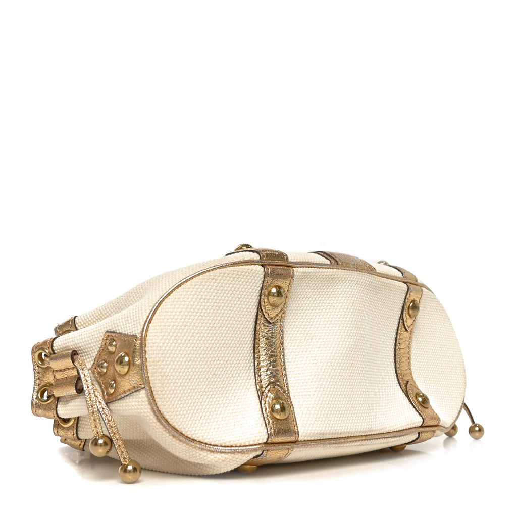 Louis Vuitton Antigua Theda GM Ecru Gold