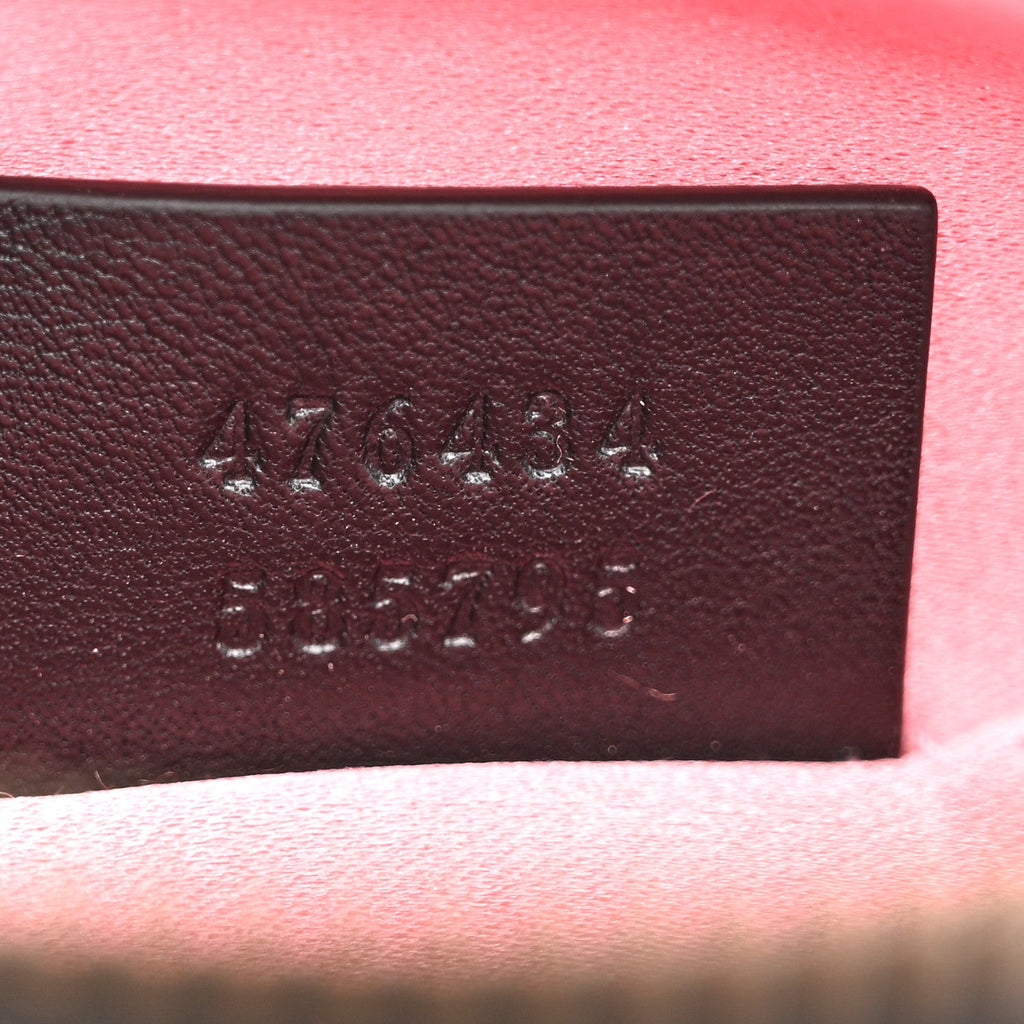 Gucci Velvet Matelasse GG Marmont Belt Bag 75 30 Black