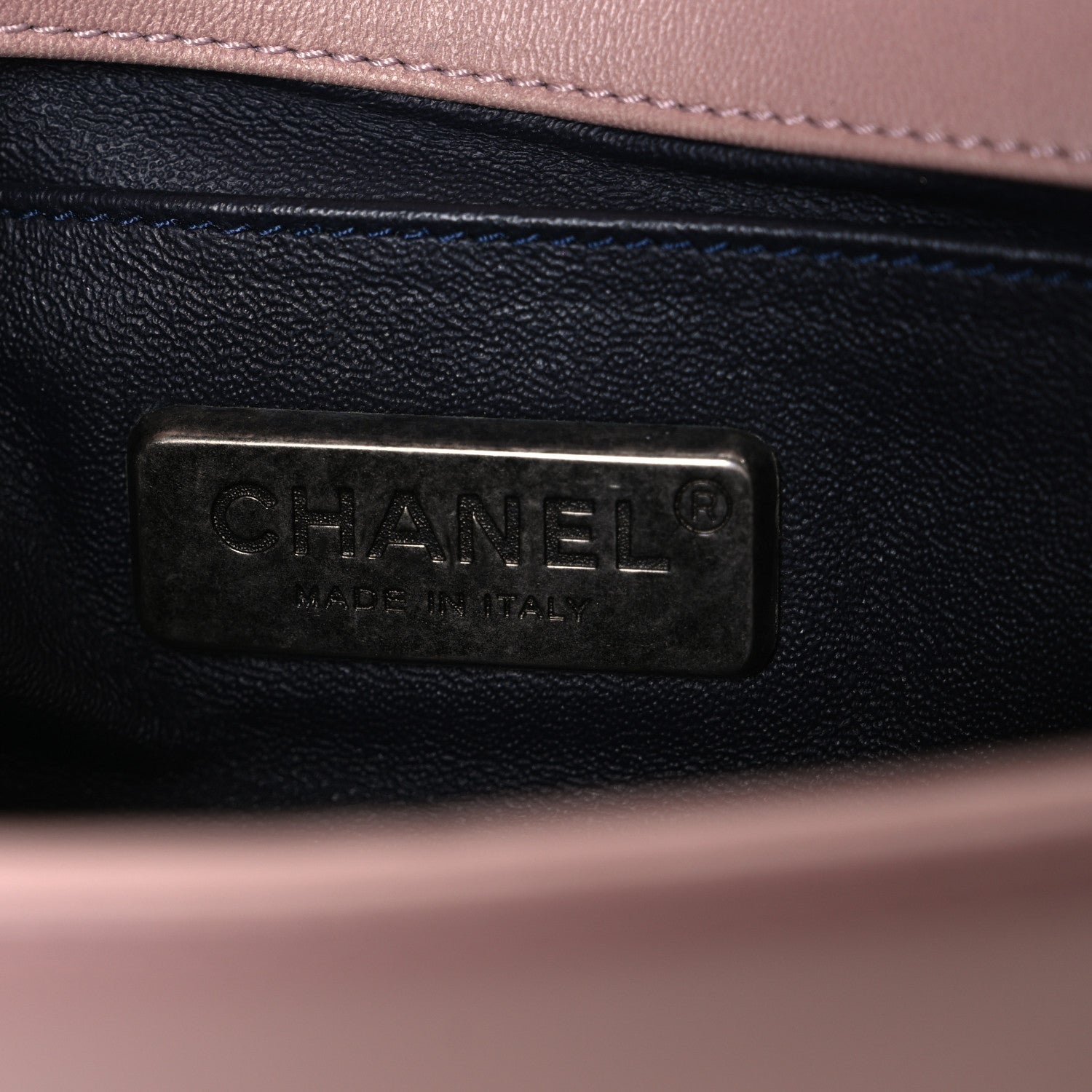 Chanel Fur Calfskin Small Boy Flap Pink