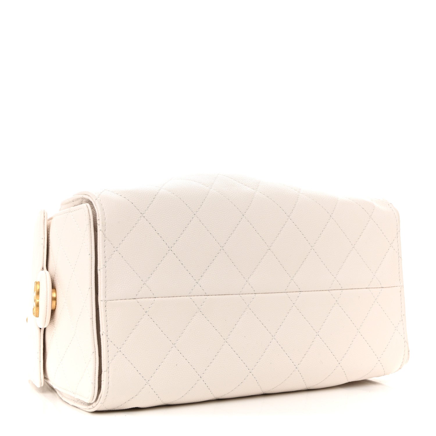 Chanel Caviar Quilted Small Chanel 25 Handbag White