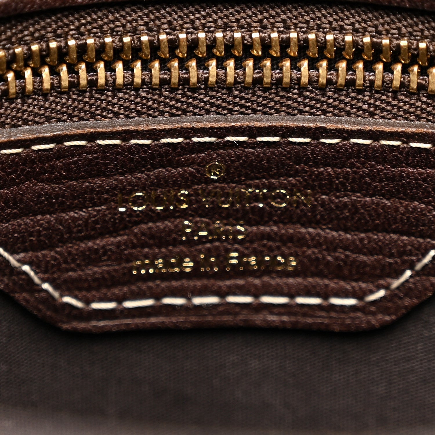 Louis Vuitton Mini Lin Monogram Bucket Bag Ebene