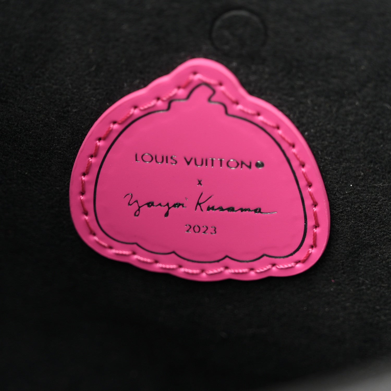 Louis Vuitton LV x YK Empreinte Monogram Giant Pochette Metis Black Fuchsia
