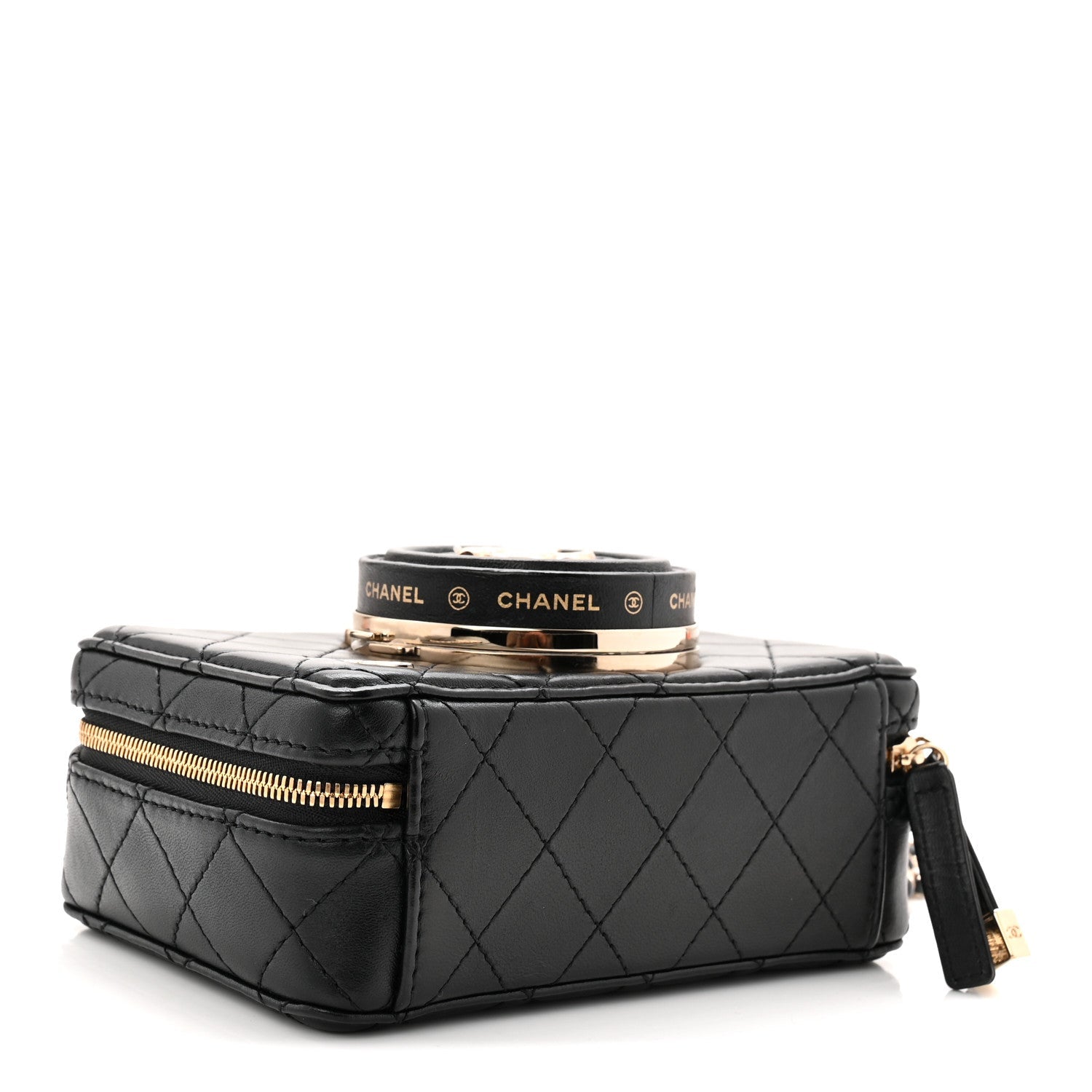Chanel Lambskin Quilted Coco Click Bag Black