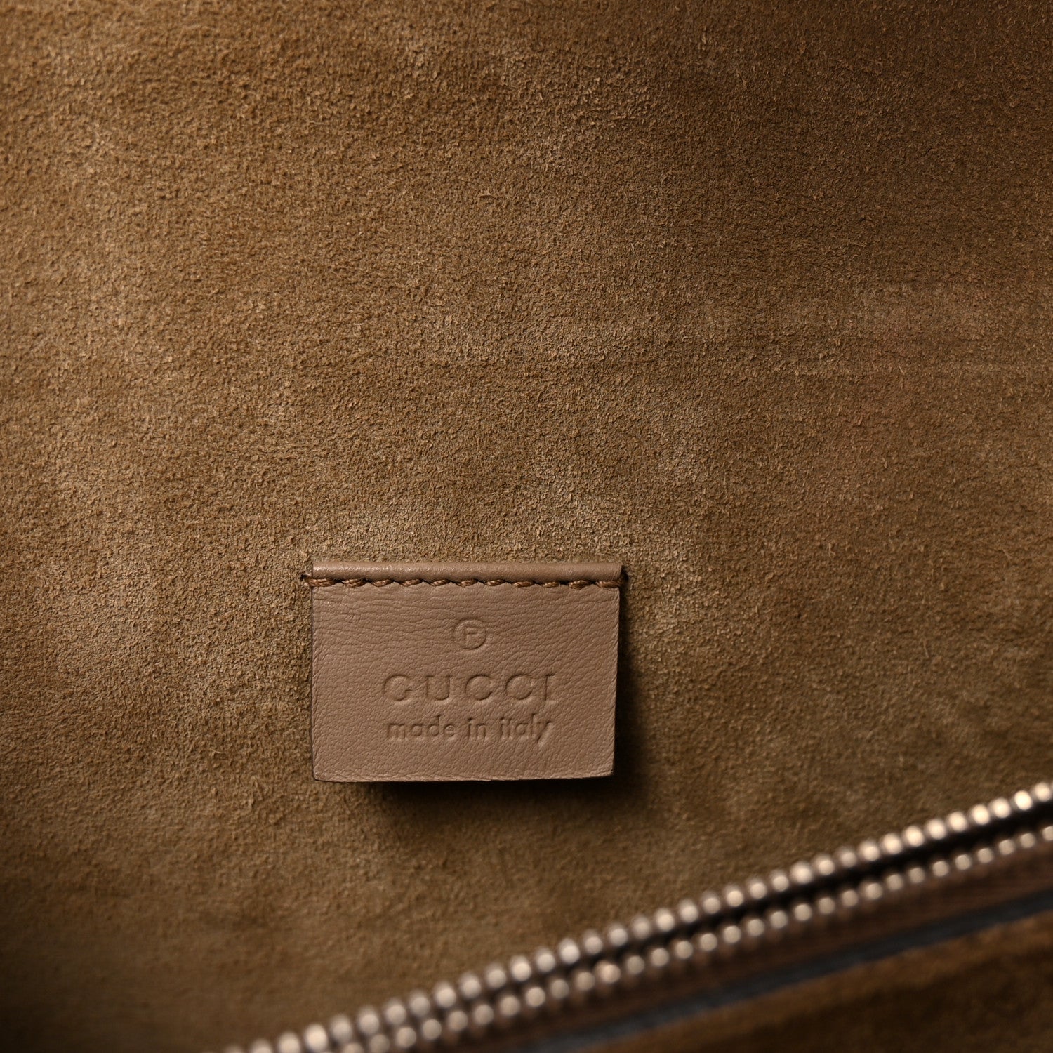 Gucci GG Supreme Monogram Medium Dionysus Shoulder Bag Taupe