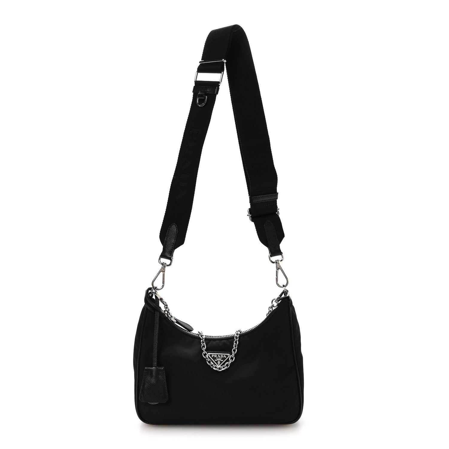 Prada Nylon Re-Edition 2005 Shoulder Bag Black