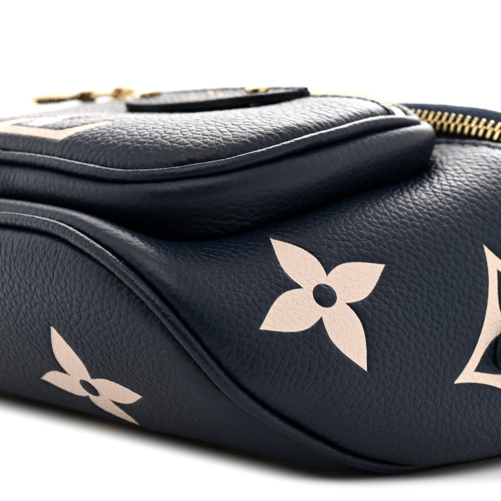 Louis Vuitton Empreinte Monogram Giant Mini By The Pool Bumbag Blue Beige