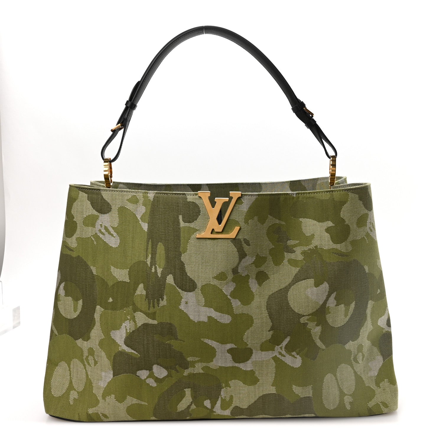 Louis Vuitton LV X TM Washed Denim Artycapucines Camouflage XXXL Khaki
