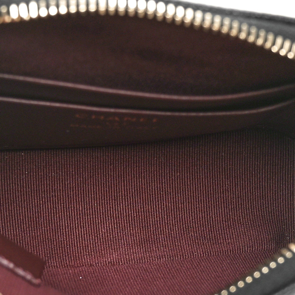 Chanel Caviar Quilted Classic Clutch With Chain Black