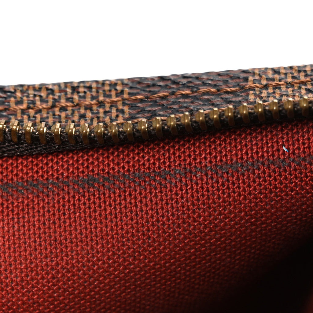 Louis Vuitton Damier Ebene Trousse Make Up Bag Pochette