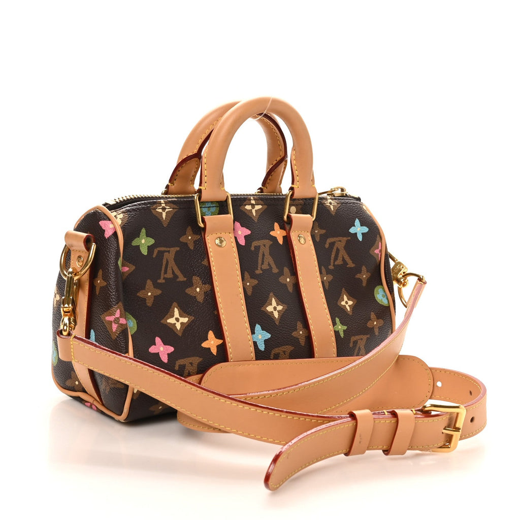 Louis Vuitton Monogram Craggy Keepall Bandouliere 25 Chocolate
