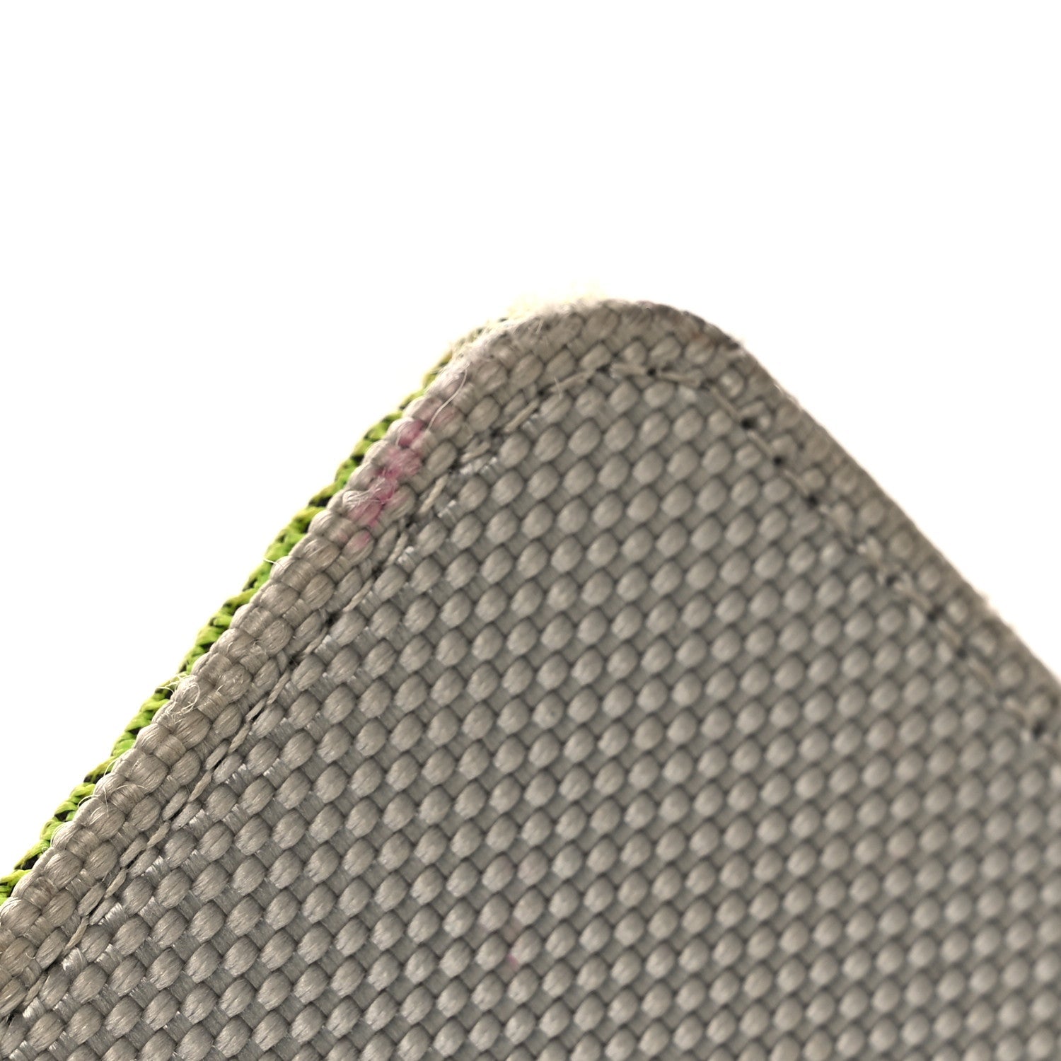 Chanel Canvas Quilted Medium Fluo Boy Flap Dark Grey Fuchsia Green