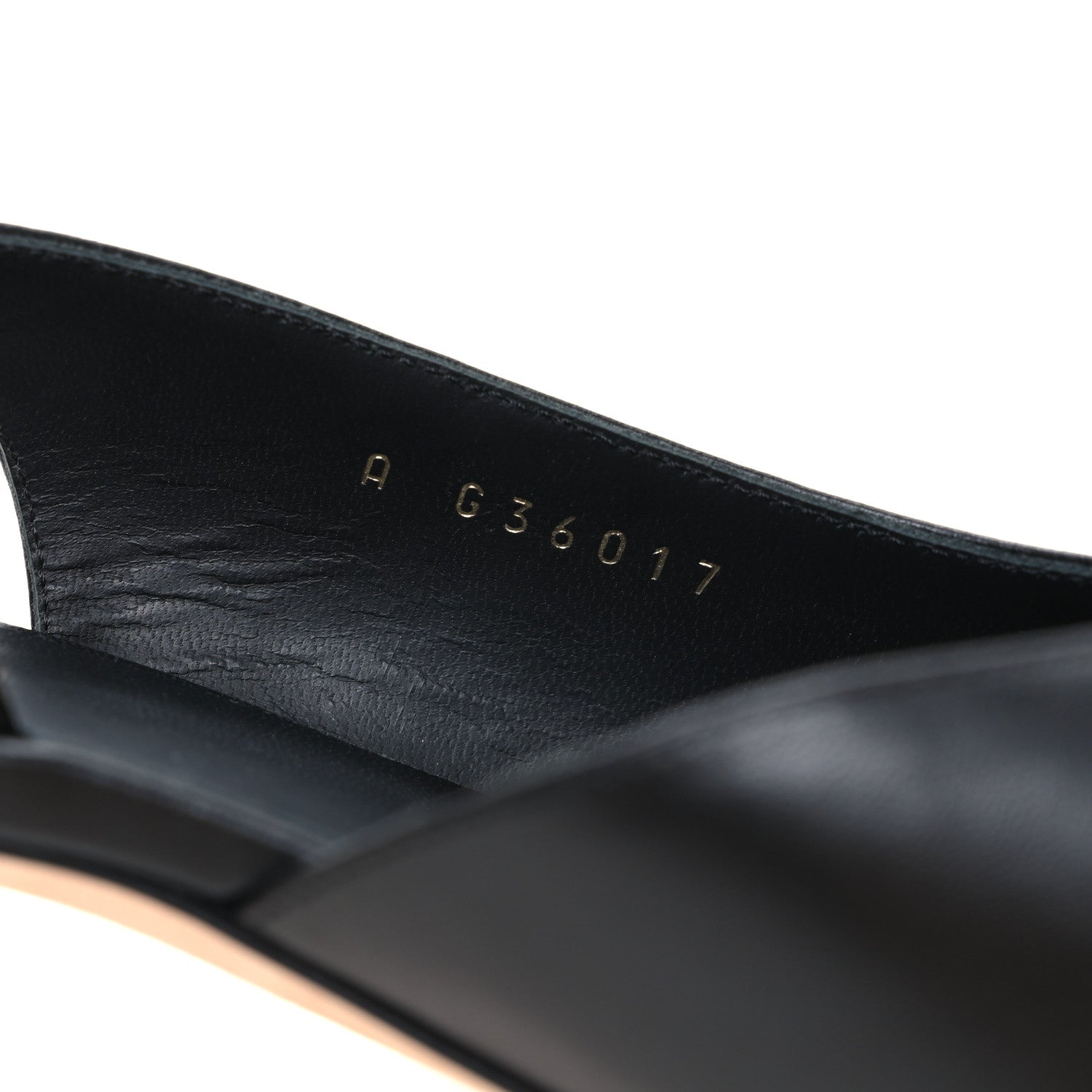 Lambskin Grosgrain Pearl Cap Toe CC Slingback Pumps 40.5 Black